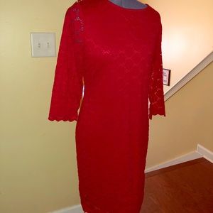 Red dress size 10